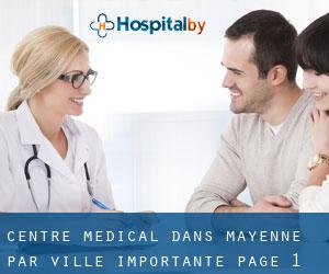 Centre médical dans Mayenne par ville importante - page 1