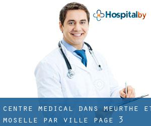 Centre médical dans Meurthe-et-Moselle par ville - page 3