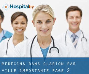 Médecins dans Clarion par ville importante - page 2