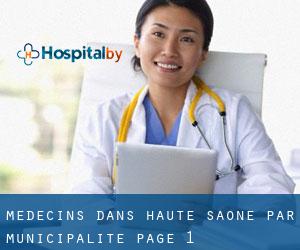 Médecins dans Haute-Saône par municipalité - page 1
