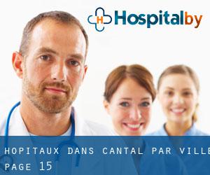 hôpitaux dans Cantal par ville - page 15