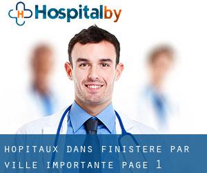 hôpitaux dans Finistère par ville importante - page 1