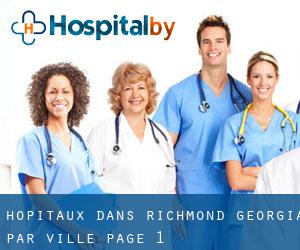 hôpitaux dans Richmond Georgia par ville - page 1