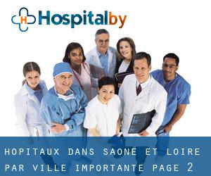 hôpitaux dans Saône-et-Loire par ville importante - page 2