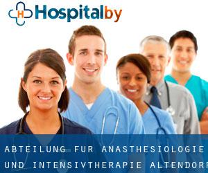 Abteilung für Anästhesiologie und Intensivtherapie (Altendorf)