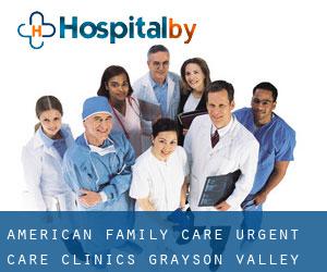 American Family Care: Urgent Care Clinics (Grayson Valley)