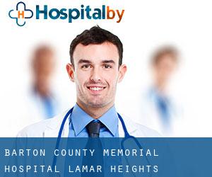 Barton County Memorial Hospital (Lamar Heights)