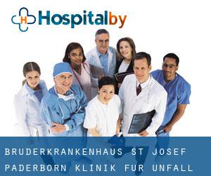 Brüderkrankenhaus St. Josef Paderborn Klinik für Unfall-, Hand- und