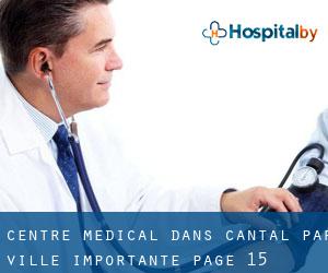 Centre médical dans Cantal par ville importante - page 15