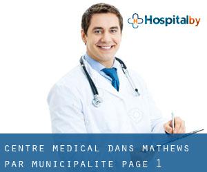 Centre médical dans Mathews par municipalité - page 1