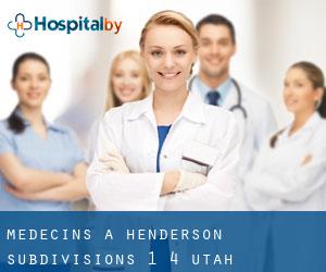 Médecins à Henderson Subdivisions 1-4 (Utah)
