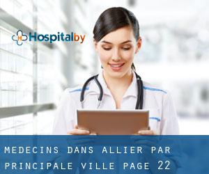 Médecins dans Allier par principale ville - page 22