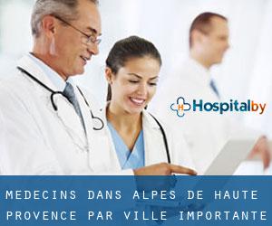 Médecins dans Alpes-de-Haute-Provence par ville importante - page 4