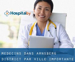 Médecins dans Arnsberg District par ville importante - page 1