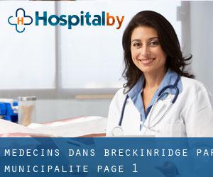 Médecins dans Breckinridge par municipalité - page 1