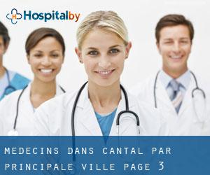 Médecins dans Cantal par principale ville - page 3