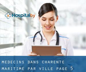Médecins dans Charente-Maritime par ville - page 5