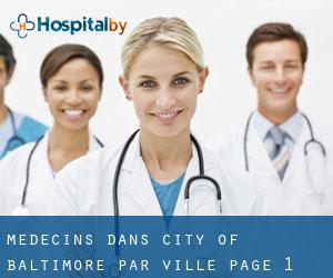 Médecins dans City of Baltimore par ville - page 1