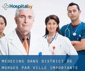 Médecins dans District de Morges par ville importante - page 1