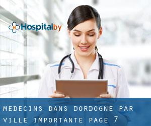 Médecins dans Dordogne par ville importante - page 7