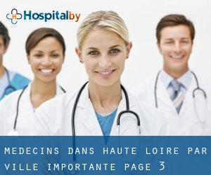 Médecins dans Haute-Loire par ville importante - page 3