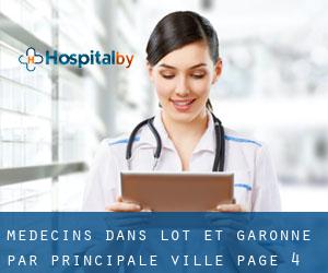 Médecins dans Lot-et-Garonne par principale ville - page 4