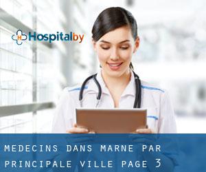 Médecins dans Marne par principale ville - page 3