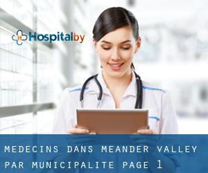 Médecins dans Meander Valley par municipalité - page 1
