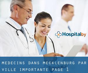 Médecins dans Mecklenburg par ville importante - page 1
