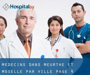 Médecins dans Meurthe-et-Moselle par ville - page 4