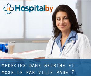 Médecins dans Meurthe-et-Moselle par ville - page 7