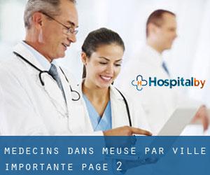 Médecins dans Meuse par ville importante - page 2