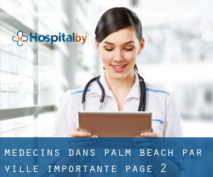 Médecins dans Palm Beach par ville importante - page 2