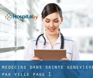 Médecins dans Sainte Genevieve par ville - page 1