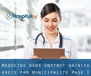 Médecins dans Unstrut-Hainich-Kreis par municipalité - page 1