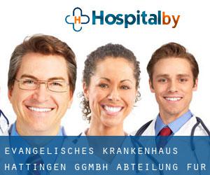 Evangelisches Krankenhaus Hattingen gGmbH Abteilung für Innere