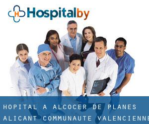 hôpital à Alcocer de Planes (Alicant, Communauté Valencienne)