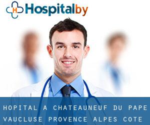 hôpital à Châteauneuf-du-Pape (Vaucluse, Provence-Alpes-Côte d'Azur)