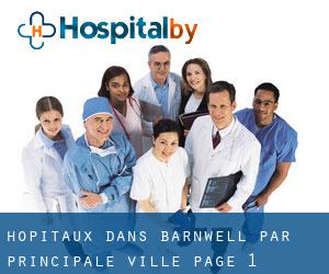 hôpitaux dans Barnwell par principale ville - page 1