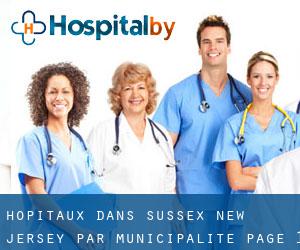 hôpitaux dans Sussex New Jersey par municipalité - page 1